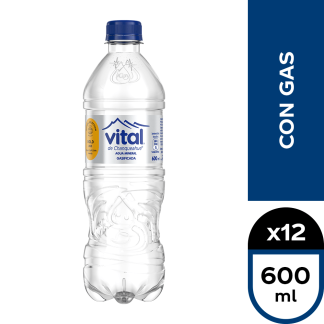 Vital c/gas vidrio 330cc